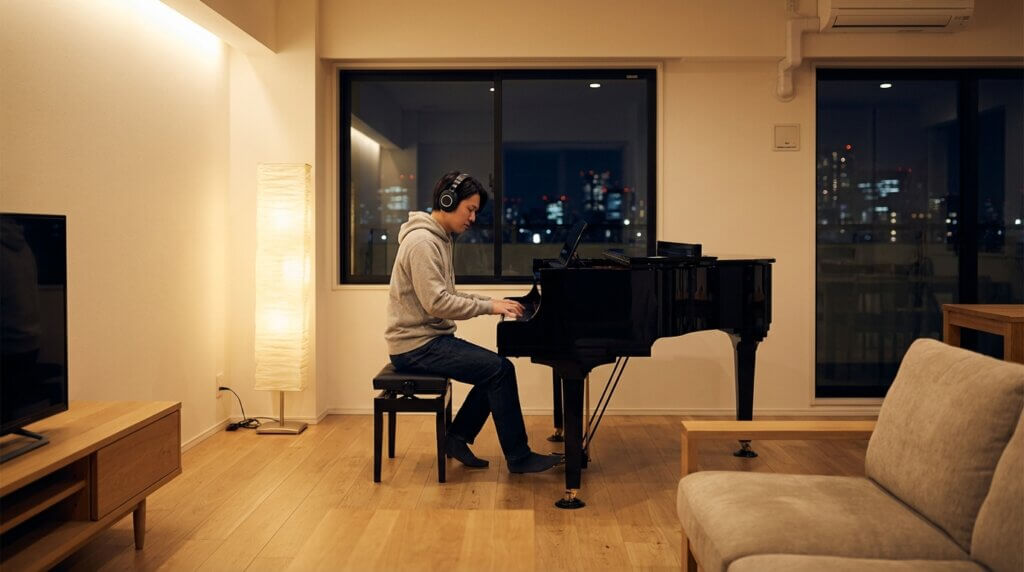 マンション・アパート住まいの救世主？ハイブリッド型電子ピアノという選択肢 ONFAN.