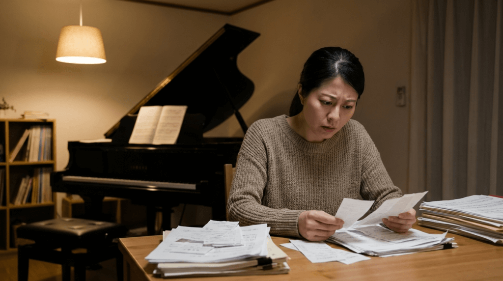 事例2:ピアノ教室ホームページ制作のローンだけが残った話-ONFAN