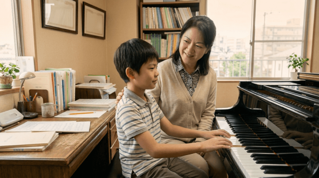 ピアノ教室を選ぶことは、音楽を習う場所を選ぶことであると同時に、子どもの成長に関わる大人を選ぶことでもあります。SNSを確認する目的は「粗探し」ではありません。-ONFAN